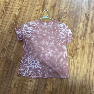 Lululemon Tee Pink/White